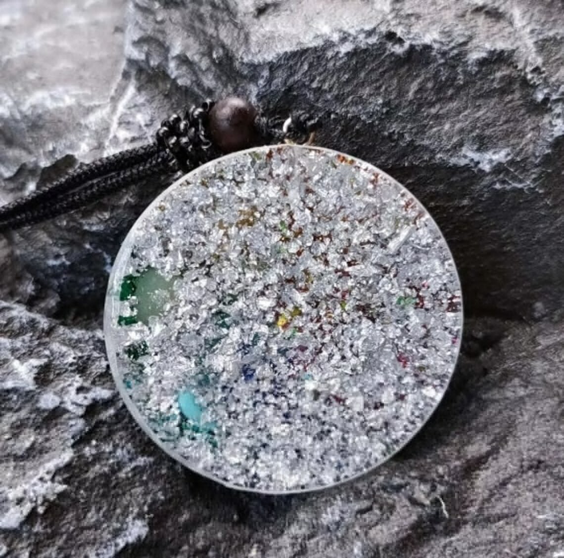 Orgonite Pendant Necklace Energy Chakra Crystal Healing Protection Jewelry