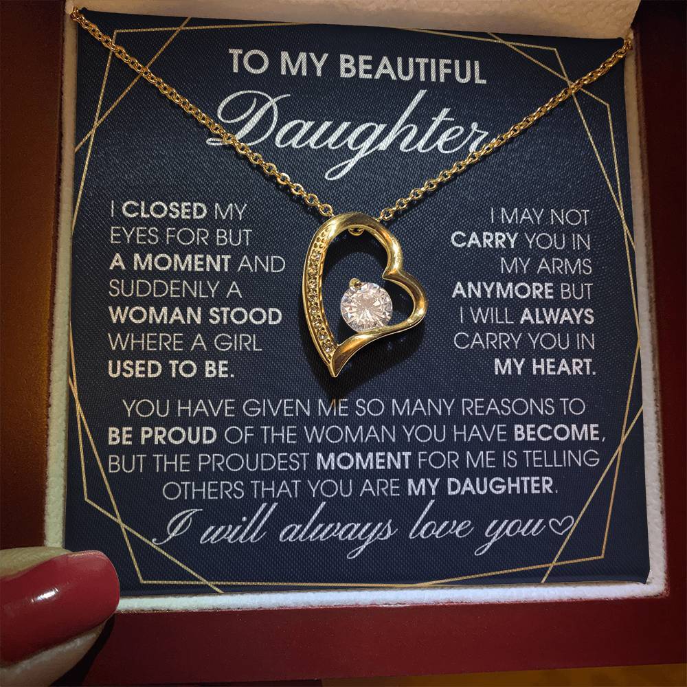 My Daughter, Daughter Necklace Jewelry, Gift For Daughter From Dad