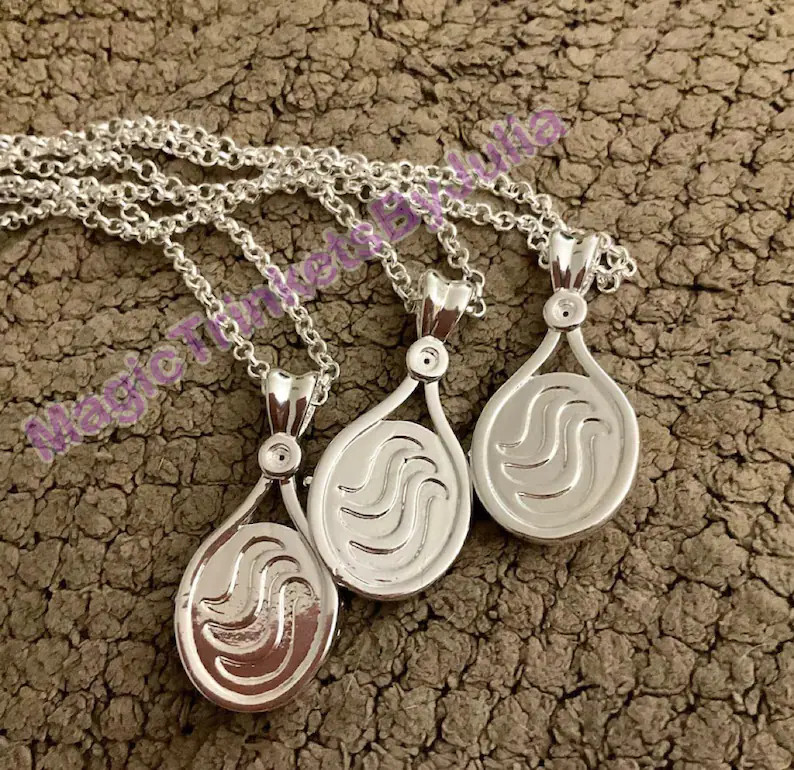H2O Just Add Water Cute MINI Lockets Rhodium Plated Rolo Chain Necklace Mermaids