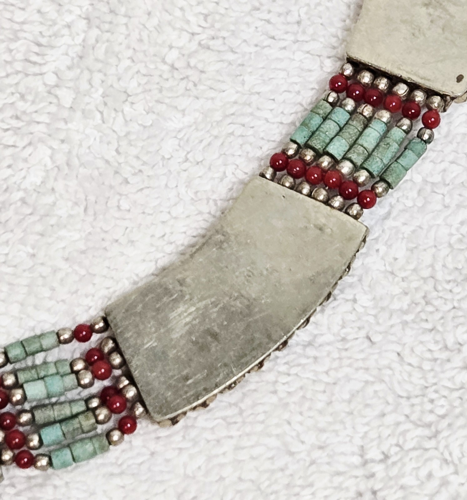Vintage Nepal Tibetan Necklace Turquoise Tibetan Ethnic Coral Statement Piece