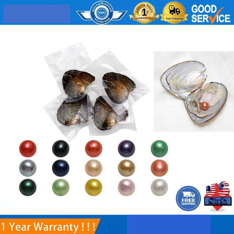 10Pcs 7-8mm Oysters Real Pearl Natural Pearl Freshwater Pearl Gift Party
