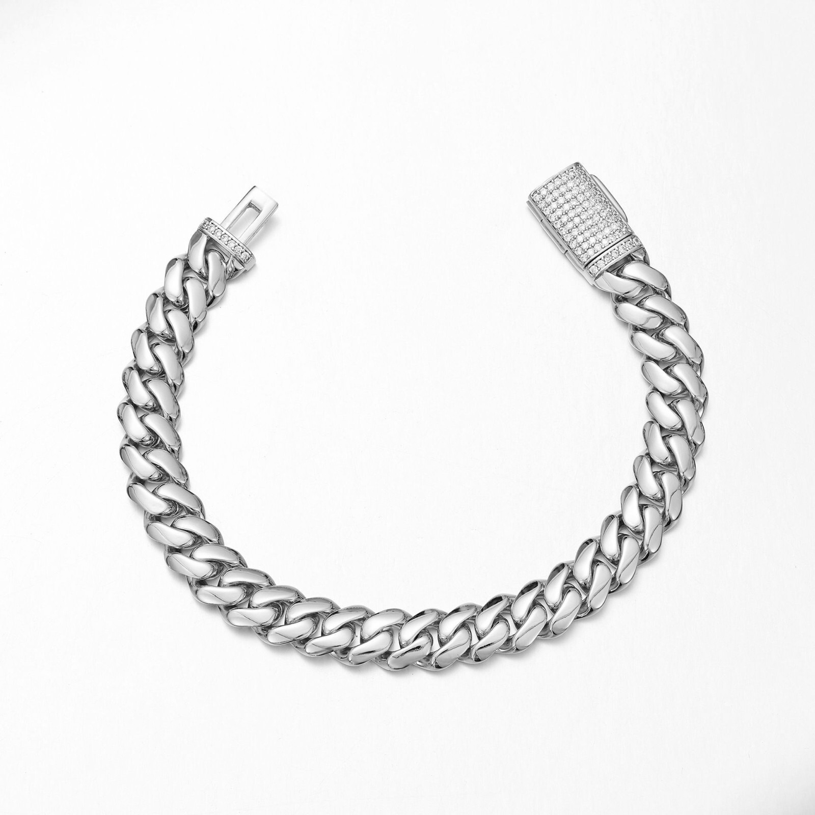 10-22mm Stainless Steel Miami Hip Hop Cuban Chain Necklaces or Bracelets