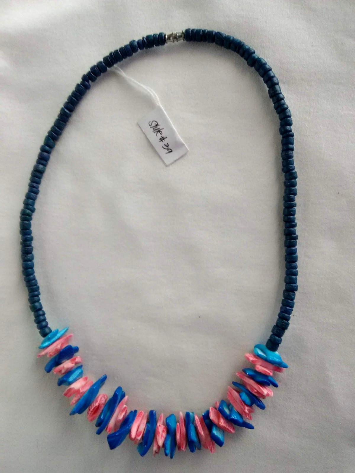 Puka shell Surfer Boho Necklace Ethnic Tribal 17.5″ Gift US Seller New