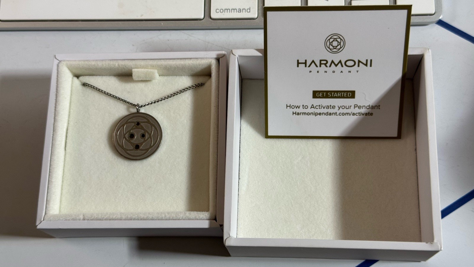 Harmoni Pendant EMF Neutralizer Stainless Steel EXCELLENT