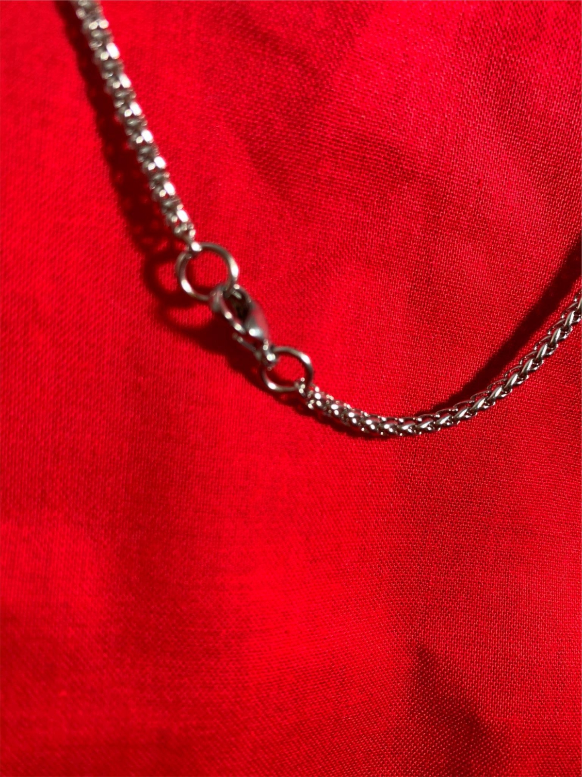 20 inch 3 mm Stainless Steel Braided Wheat Rope Unisex Necklace Chain