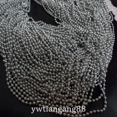 1.5/2/2.4/3.2/4/5/6/8/10mm in bulk Stainless Steel Ball Chain Jewelry finding