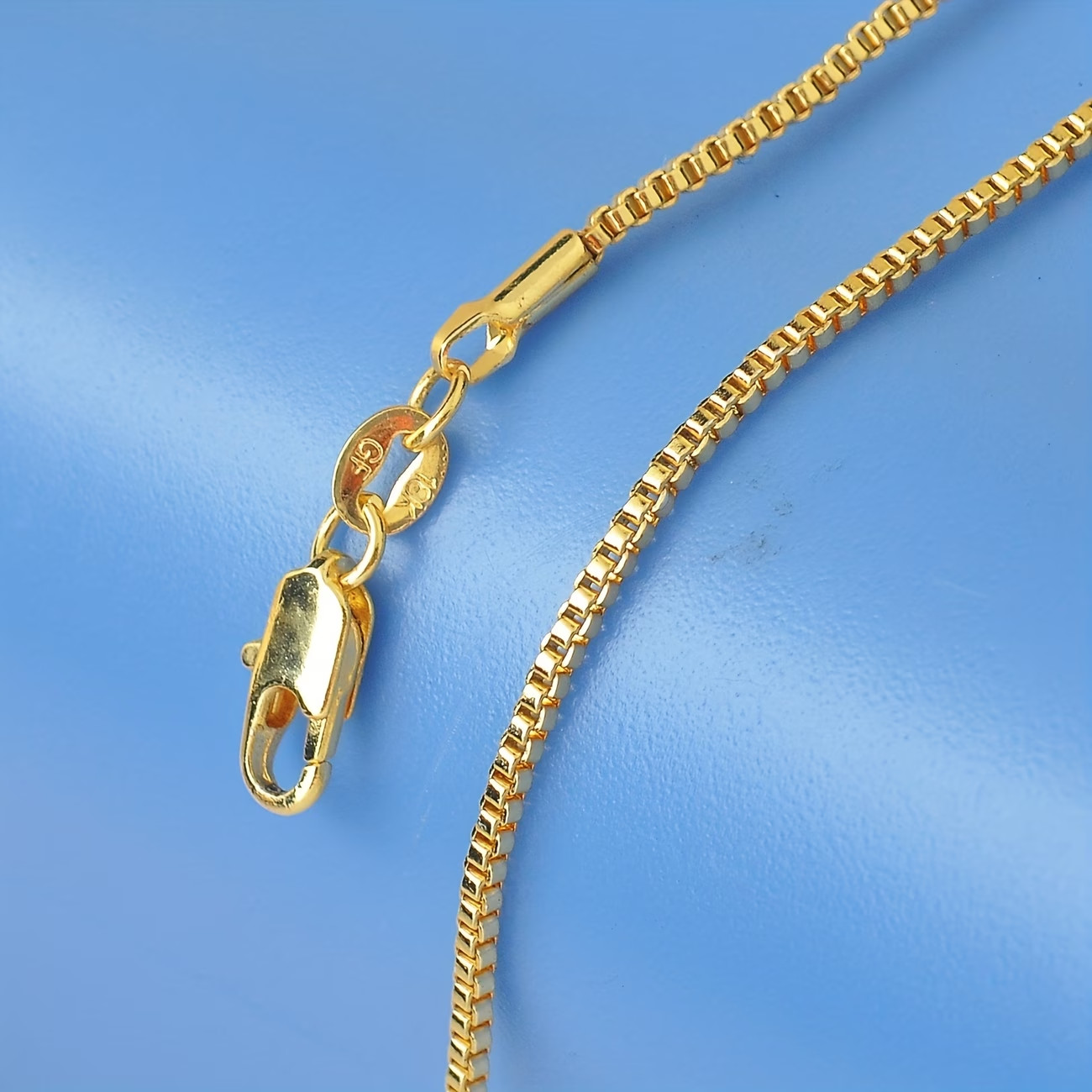 18K Golden Plated Neck Chain Supplies Pendant Necklace Jewelry 18 Inch Gift New
