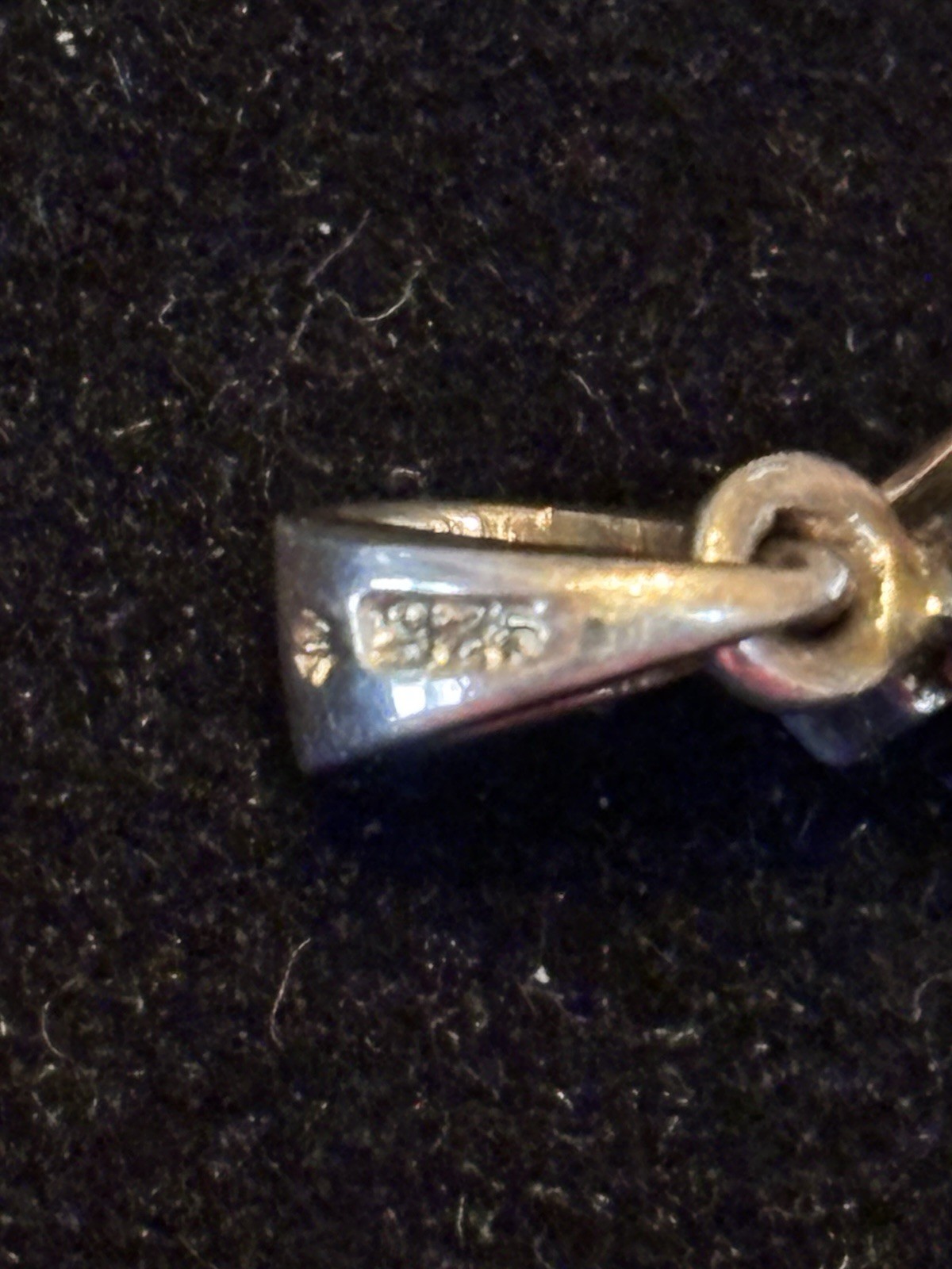 Sterling Silver 925 Trillion Pendant