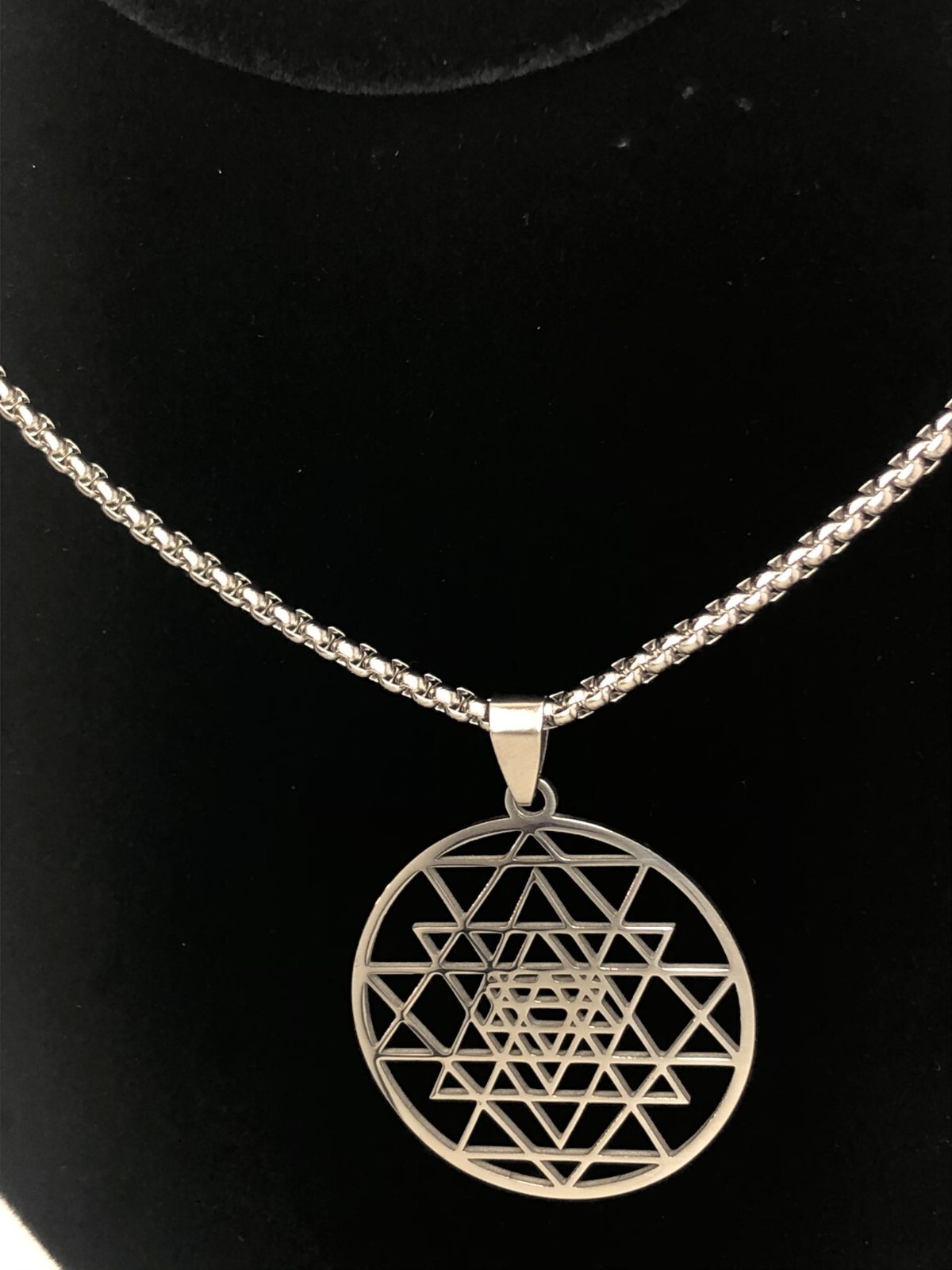 Salomon’s king star pendant free 19″ s steel chain Good luck prosperity
