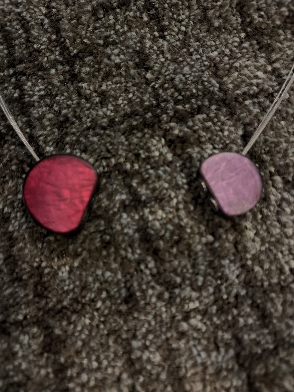 Origin Wire Purple And Red Magnetic Necklace New
