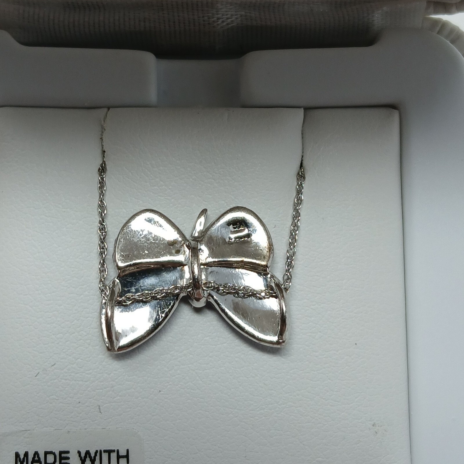 BUTTERFLY Pendant Made With Swarovski Elements Purple Necklace Beauty Gift