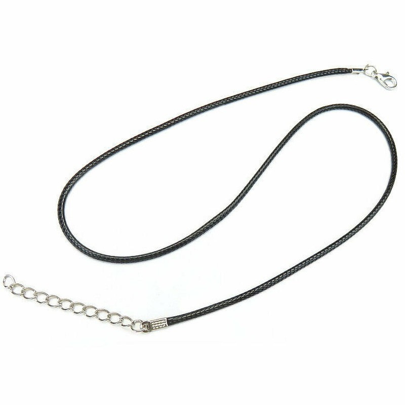 Wholesale 100pcs Waxed Cotton Necklace Cord 1.5mm / 2mm 18″ For Pendant Necklace