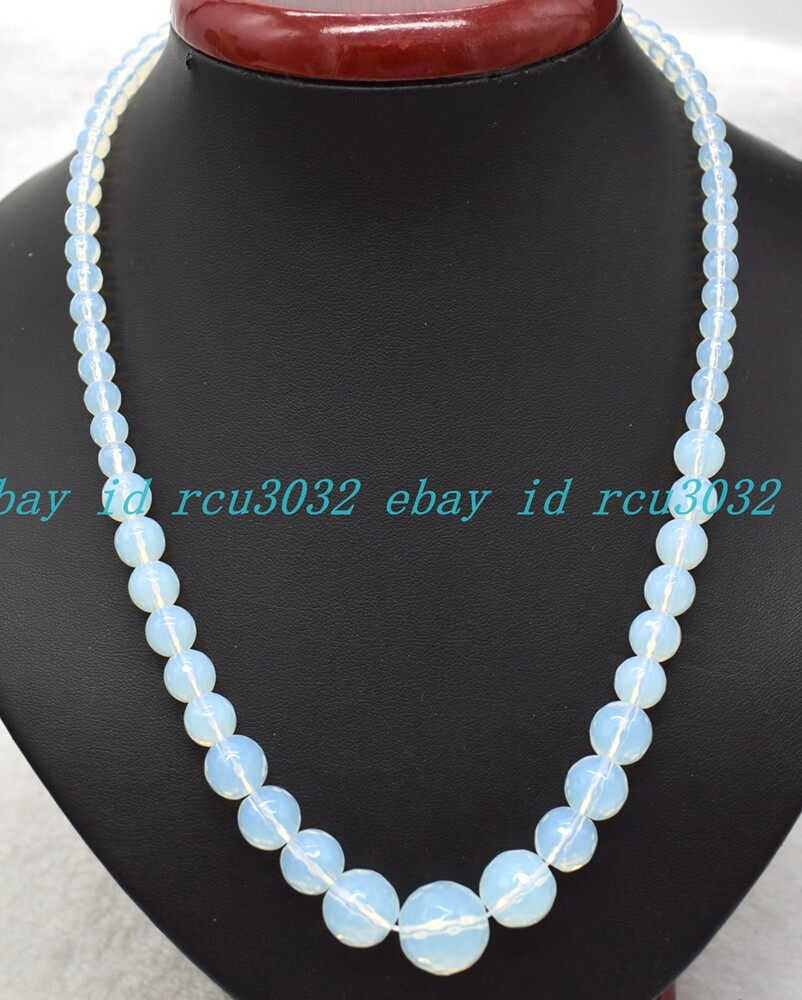 6-14mm Multicolor Natural Gemstone Round Beads Jewelry Necklace 18 Inches