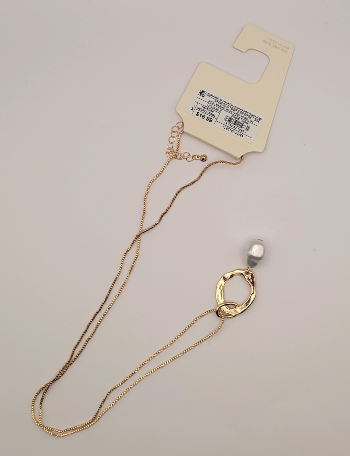 A New Day Gold Necklace (14″)