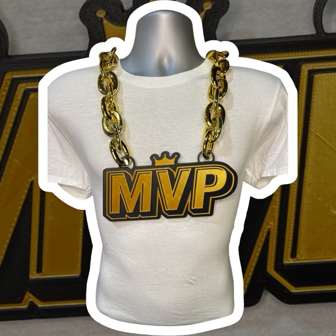 Custom Sports Team Fan Chain School Logo Necklace Pendant MVP Oversized Turnover
