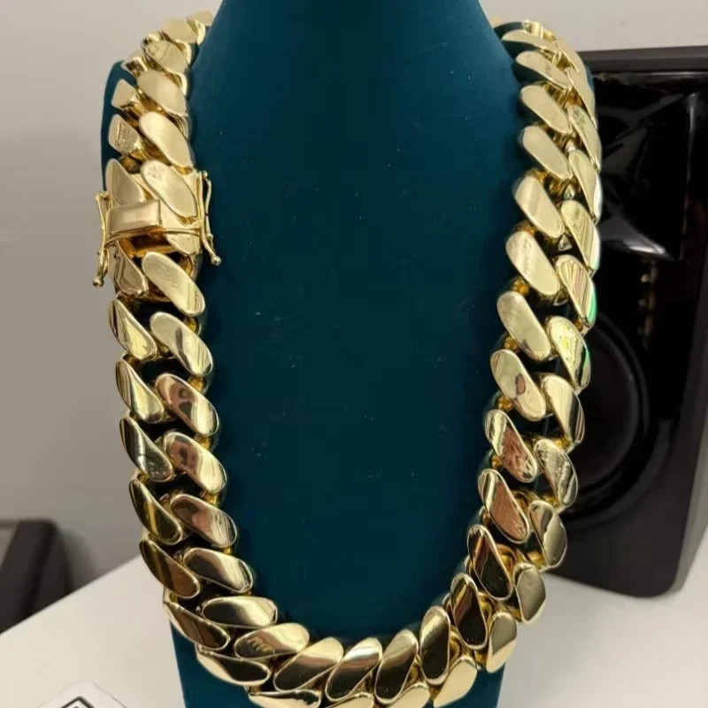 Miami Cuban Link Gold Plated Chain 20mm – 24inch