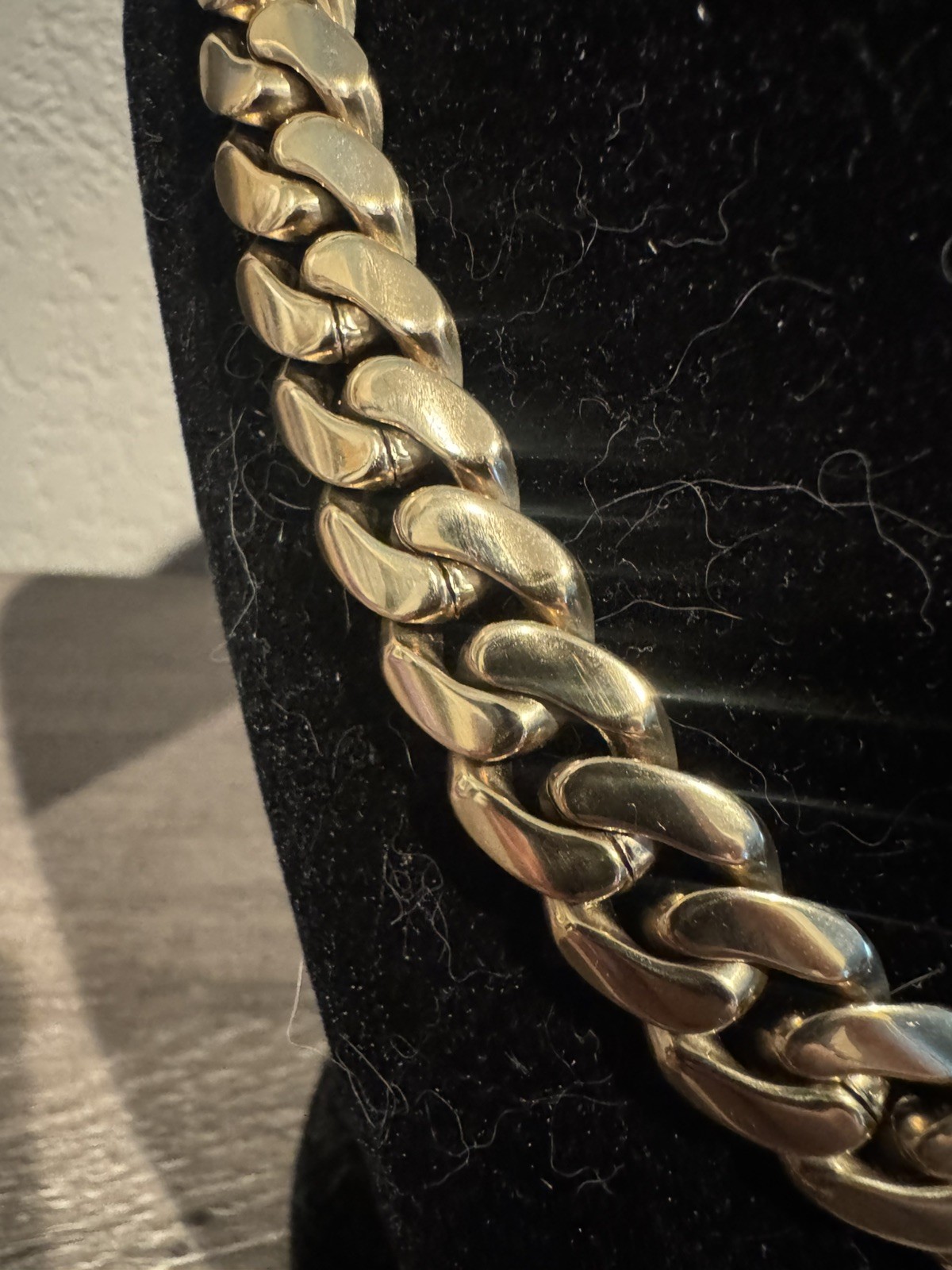 Necklace Stainless Steel Gold Miami Cuban Curb Jewelry Chain 14K Gold Plate