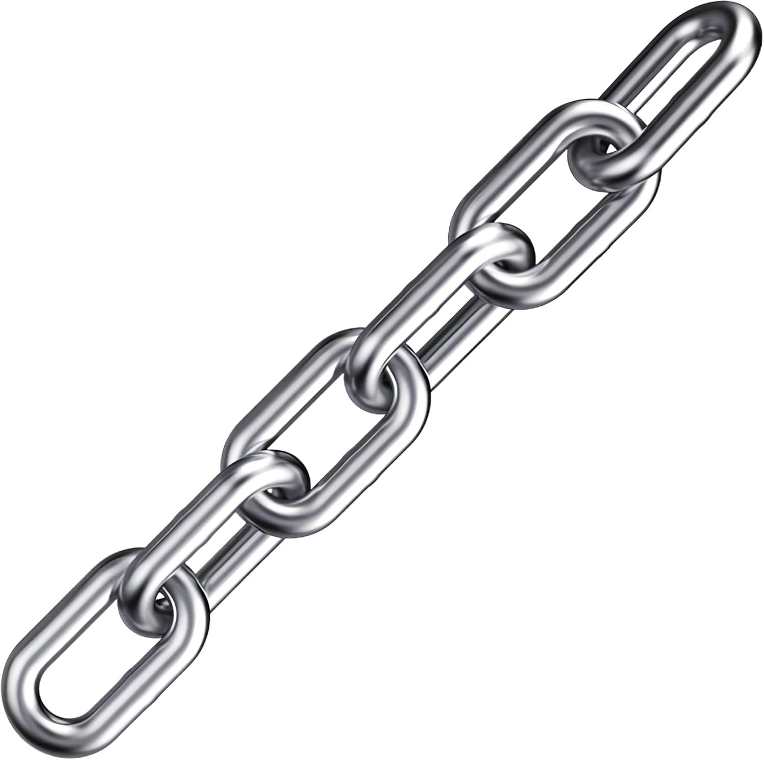 Stainless Steel Chain 3/8in Heavy Duty 6.5ft Security Load 5500lb