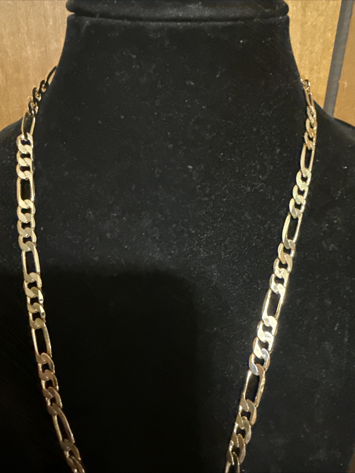 Xuping XP Saint Jude Pendant Figaro Chain Gold Plated CZ Necklace New
