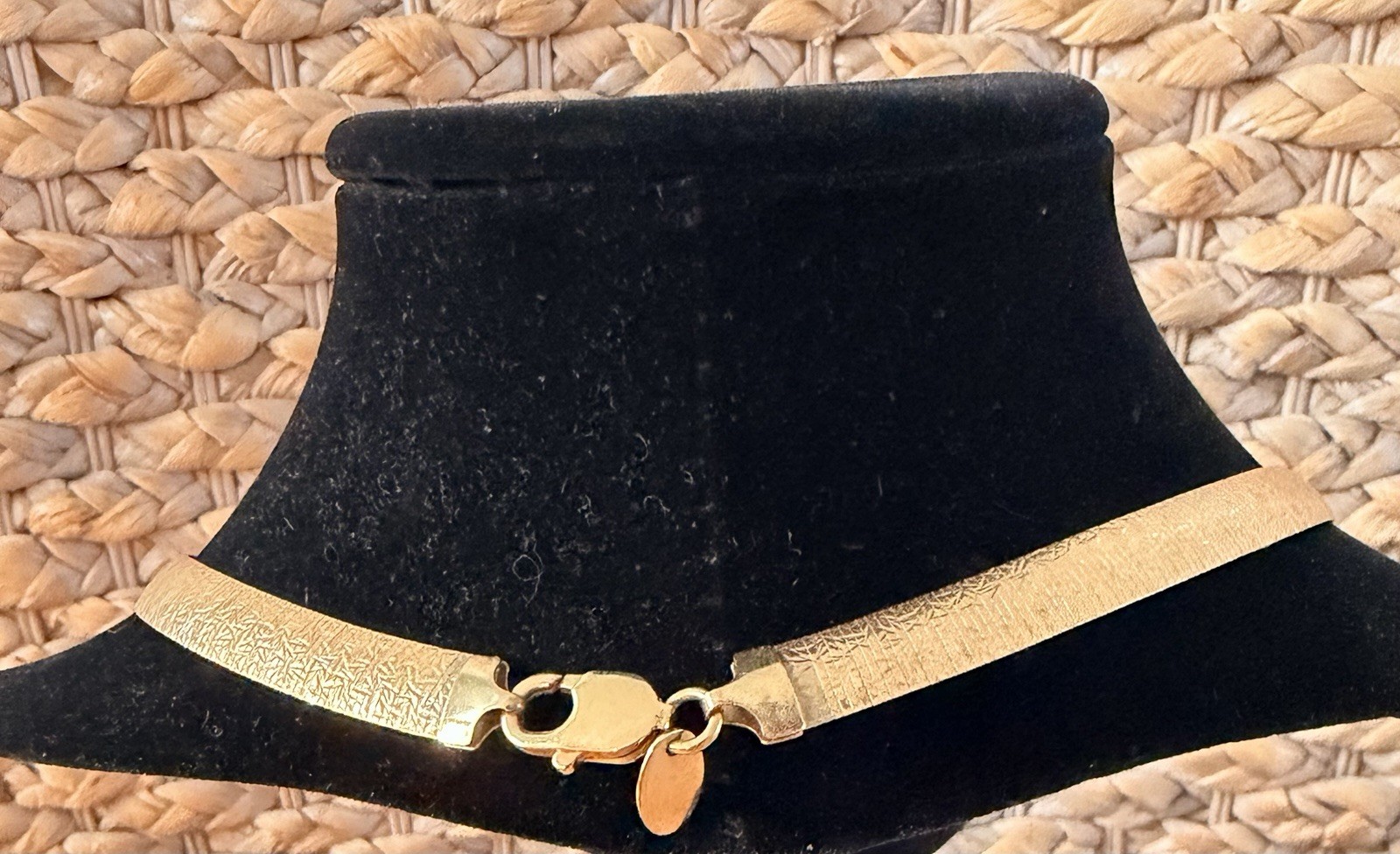 Dyadema Bronze Italy Choker Necklace 16”