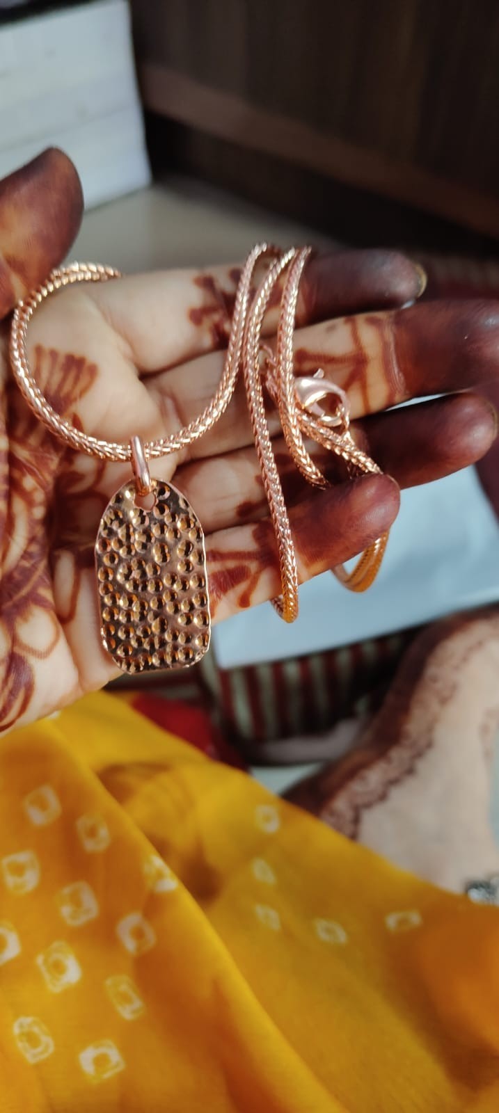 pure copper 100% Heavy Chain Link Pure Copper 4 Relief chain