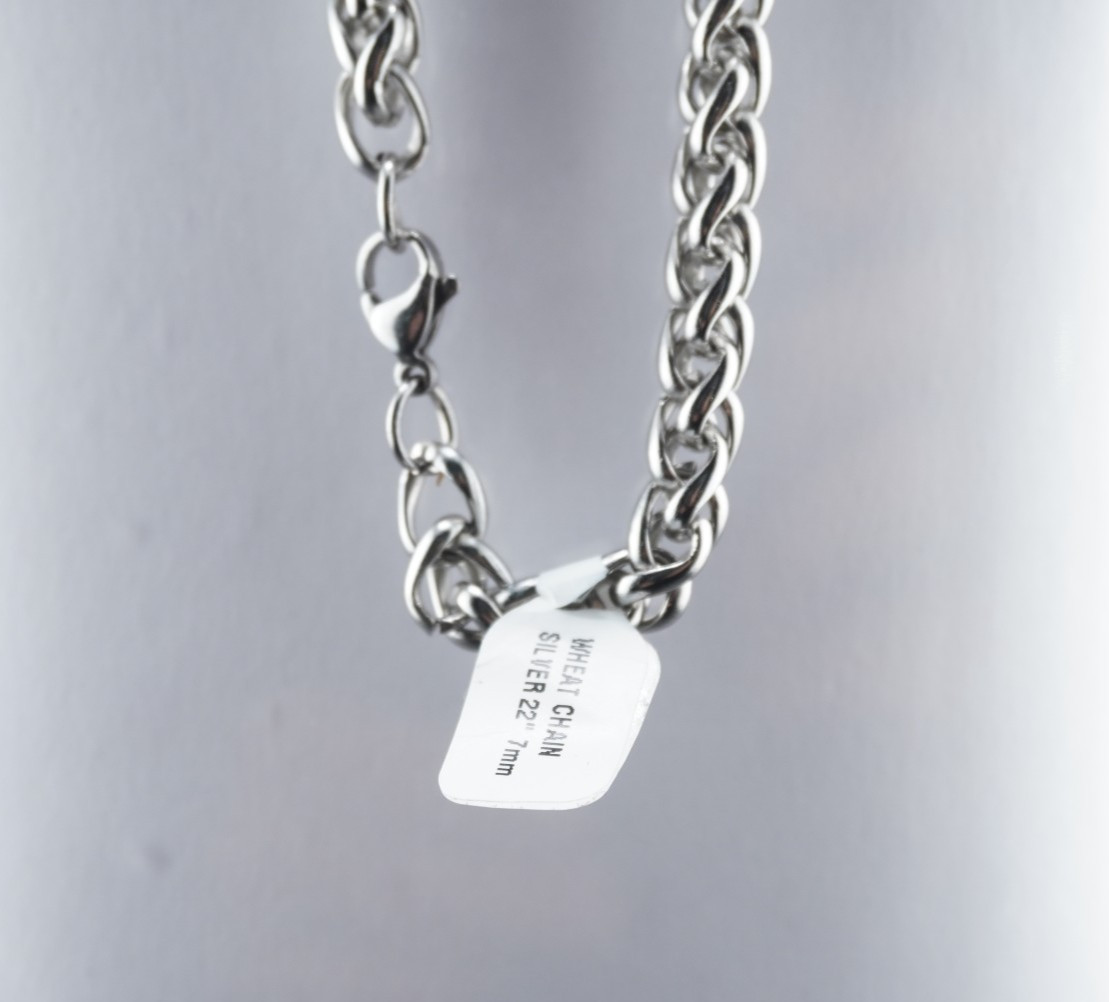 Neckless – Twisted Rope Stainless Steel 22″ Neckless (NEW) 6.5mm