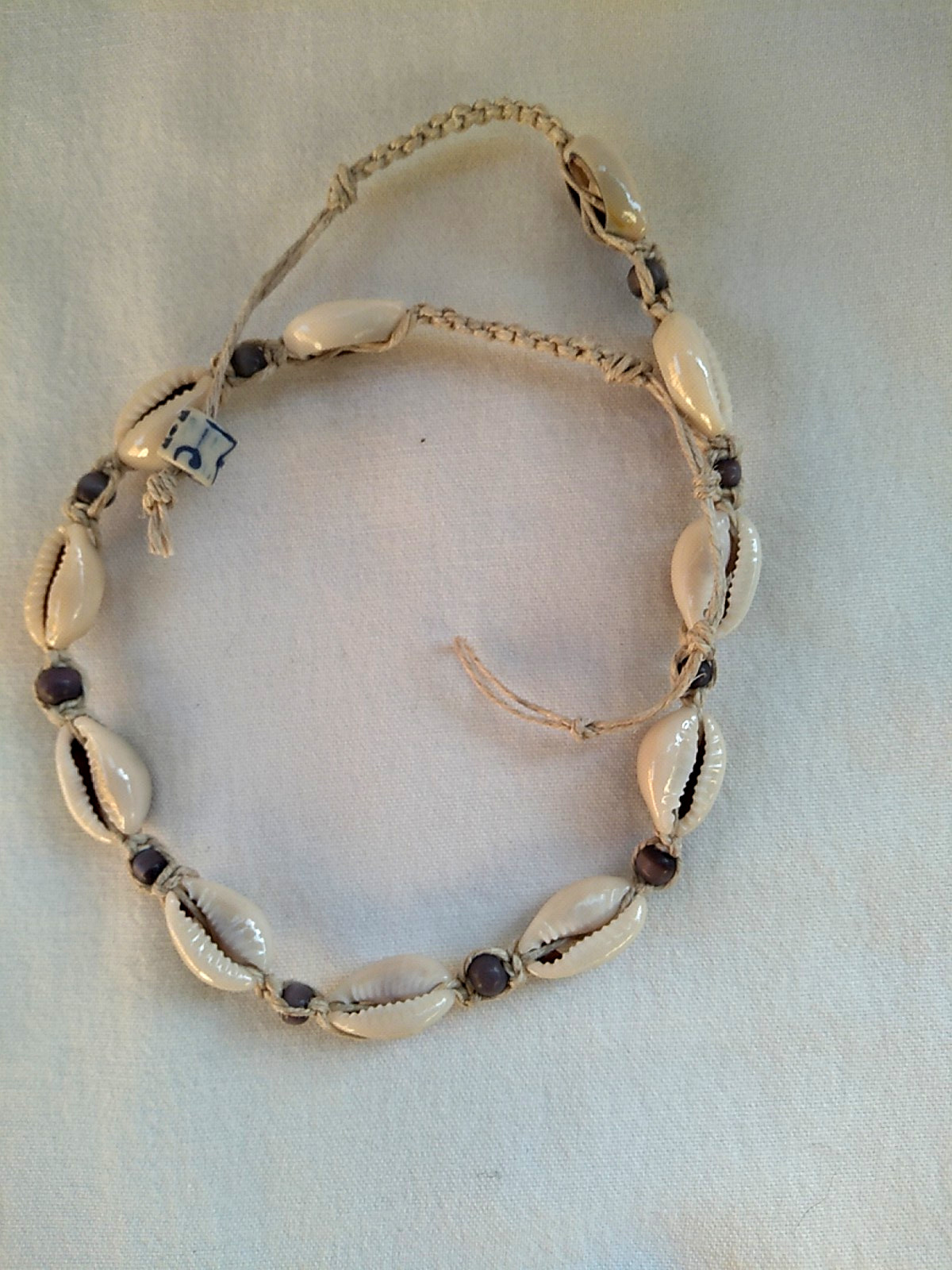 Necklace Surfer Beaded Cowrie Shell Ethnic Tribal Unisex 16″ US Seller New