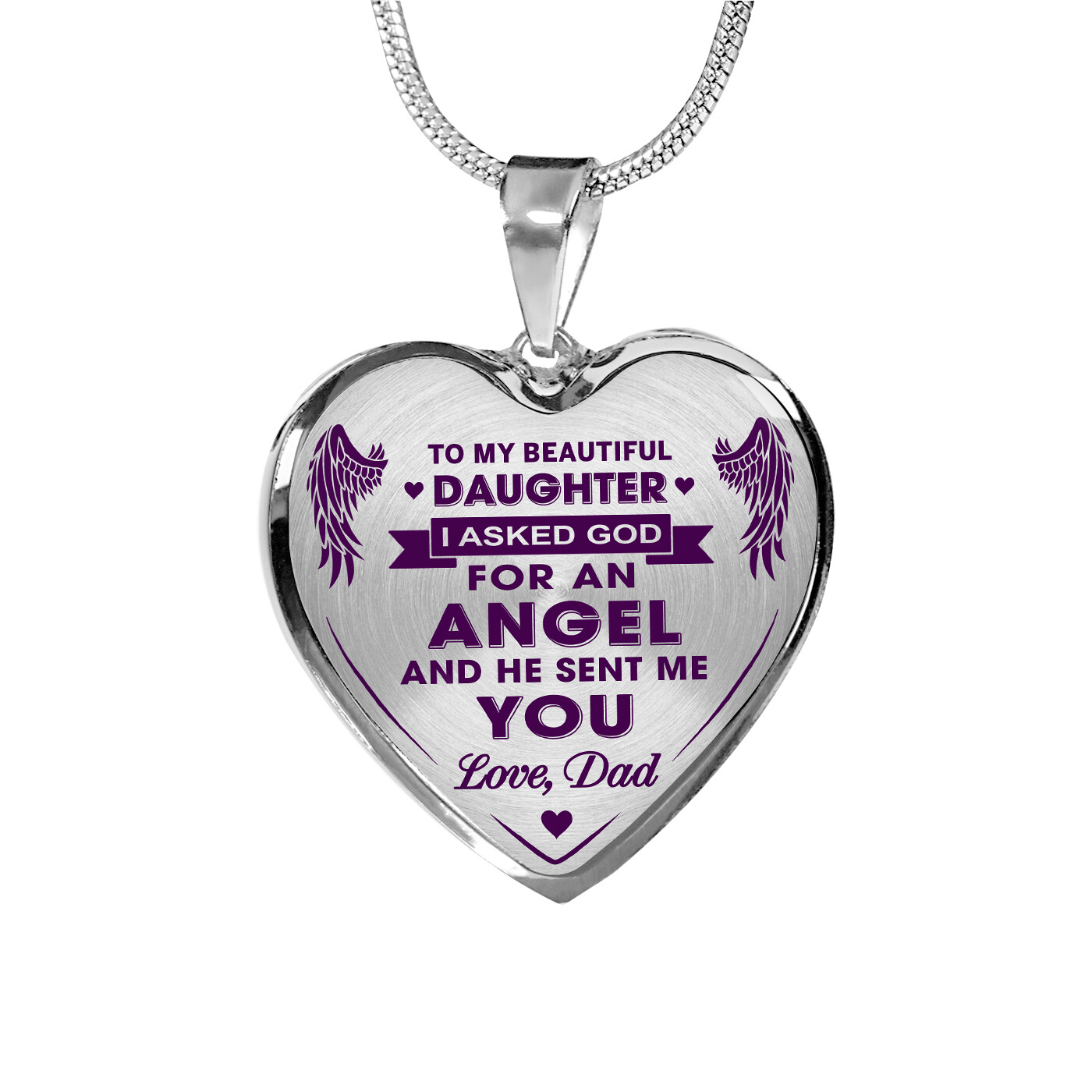 Luxury Novelty Necklace Bangle Gift – For Your Children Daughter From Dad Father