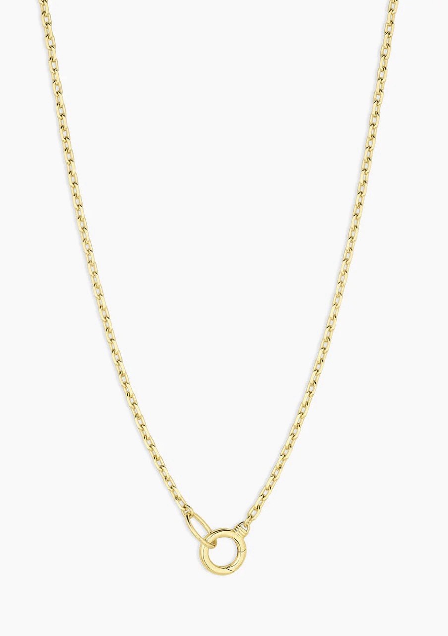 GORJANA 18K Gold Plated Asher Delicate Necklace, 20″ NEW $130
