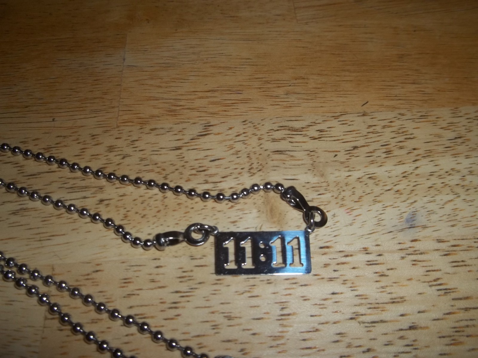 11:11 ANGEL NUMBER STAINLESS STEEL NECKLACE