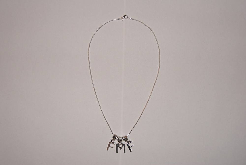 Hotwife ‘FMF’ Female Male Female Threesome Euro Necklace Fetish Lifestyle Letter