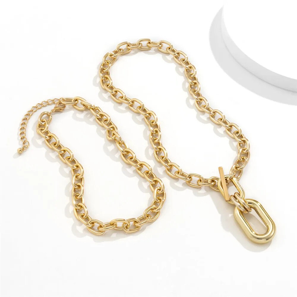 Women’s Jewelry Exaggerated Chunky Mult-Layer Chain Choker Necklace 88-O