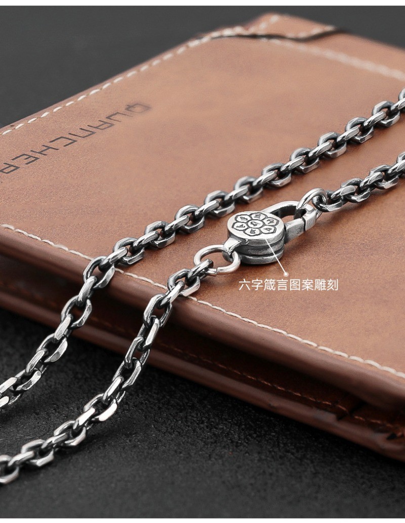 Artisan Cable Link Chain S925 Sterling Silver Heavyweight Men & Women Necklace