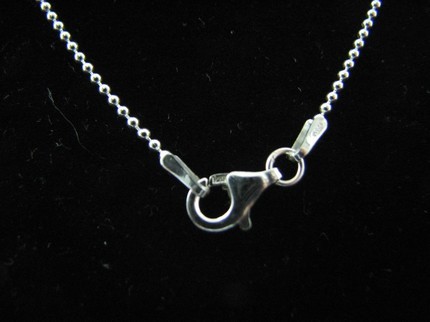 20 X 1.5mm 925 Sterling Ball Chains 18, 20″ w/ Lobster