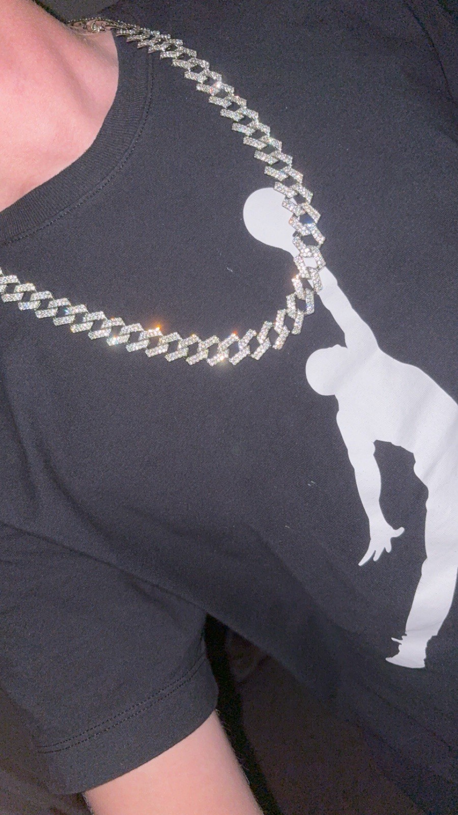 CUBAN CHAIN STAINLESS STEEL 15MM 28INCH FLASHY HIP-HOP BLING CHAIN
