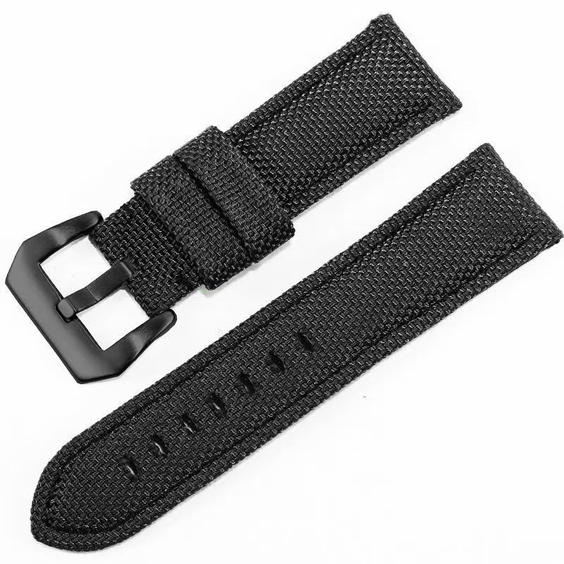 Watch Band 22-26mm Quick Release Waterproof Nylon Leather Strap Aoeiwv Resistant
