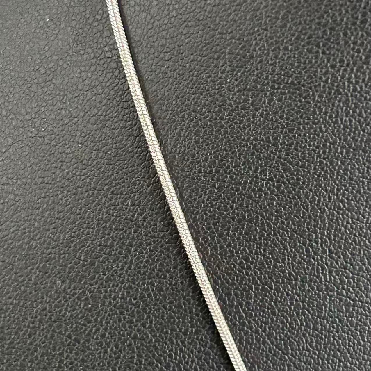 Modern Silver Tone Lariat Y Necklace Snake Chain Sliding Bead Bar Tassel 17-20″
