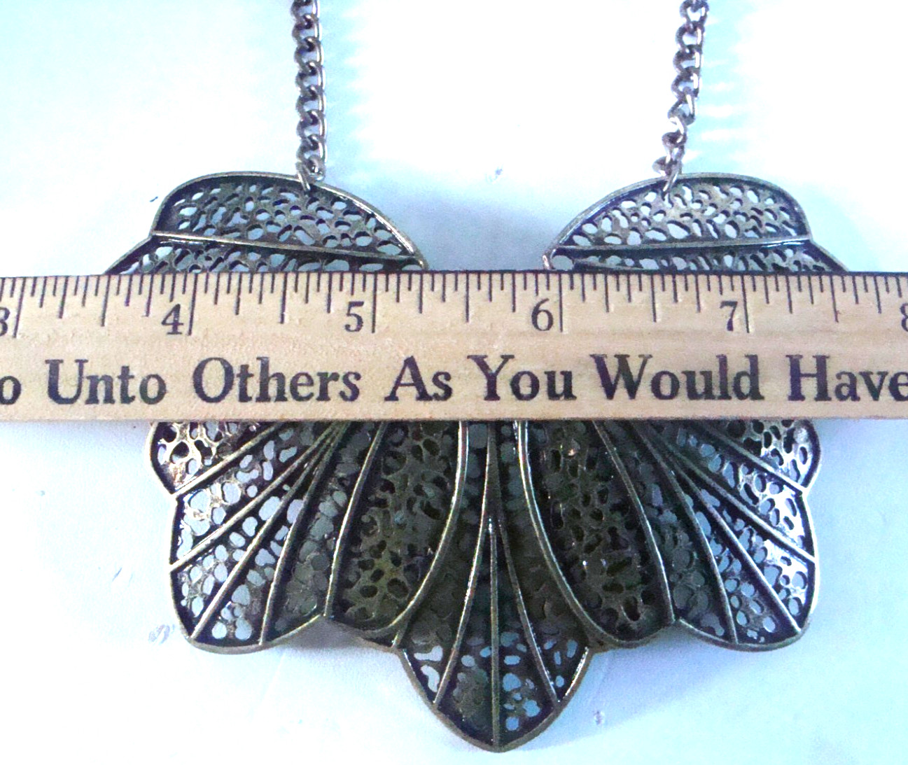 NWT Designer A.N.A N.Y. NEW YORK Approach Statement 20″ Necklace Chunky Bold