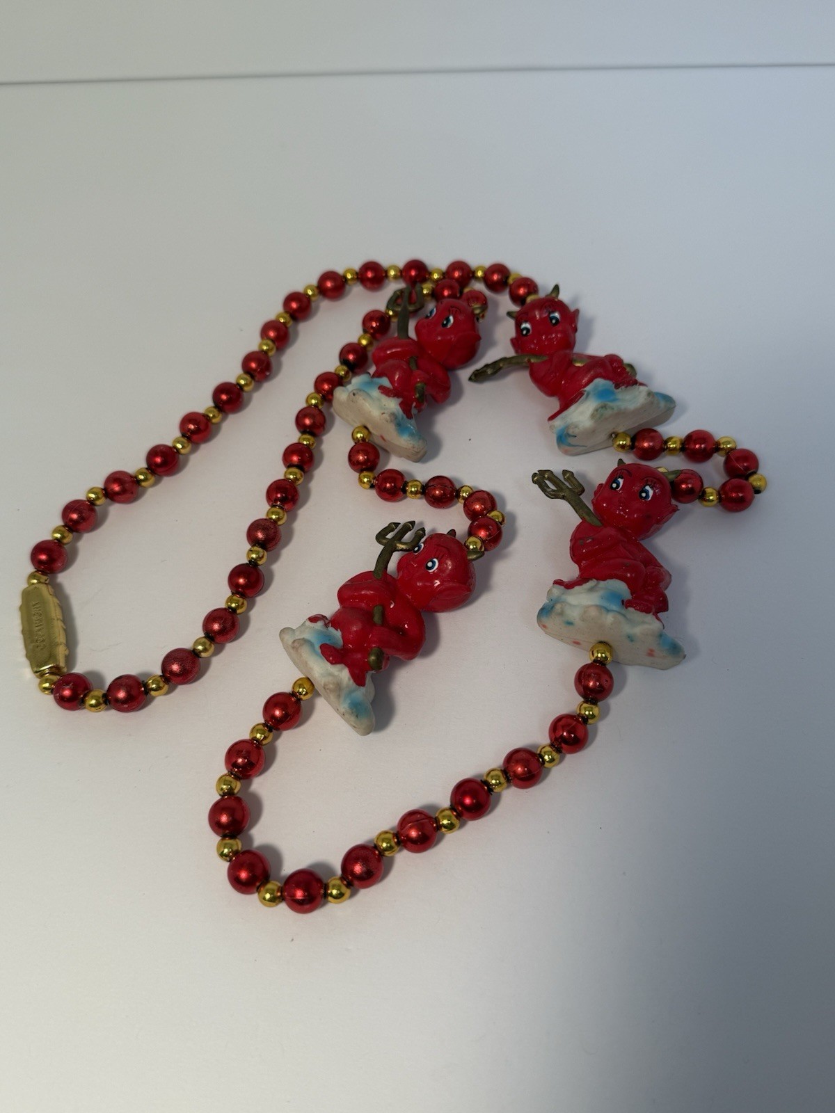Variety of Vintage Mardi Gras Beads Necklace’s Italian Flag Pirate Jester Joker