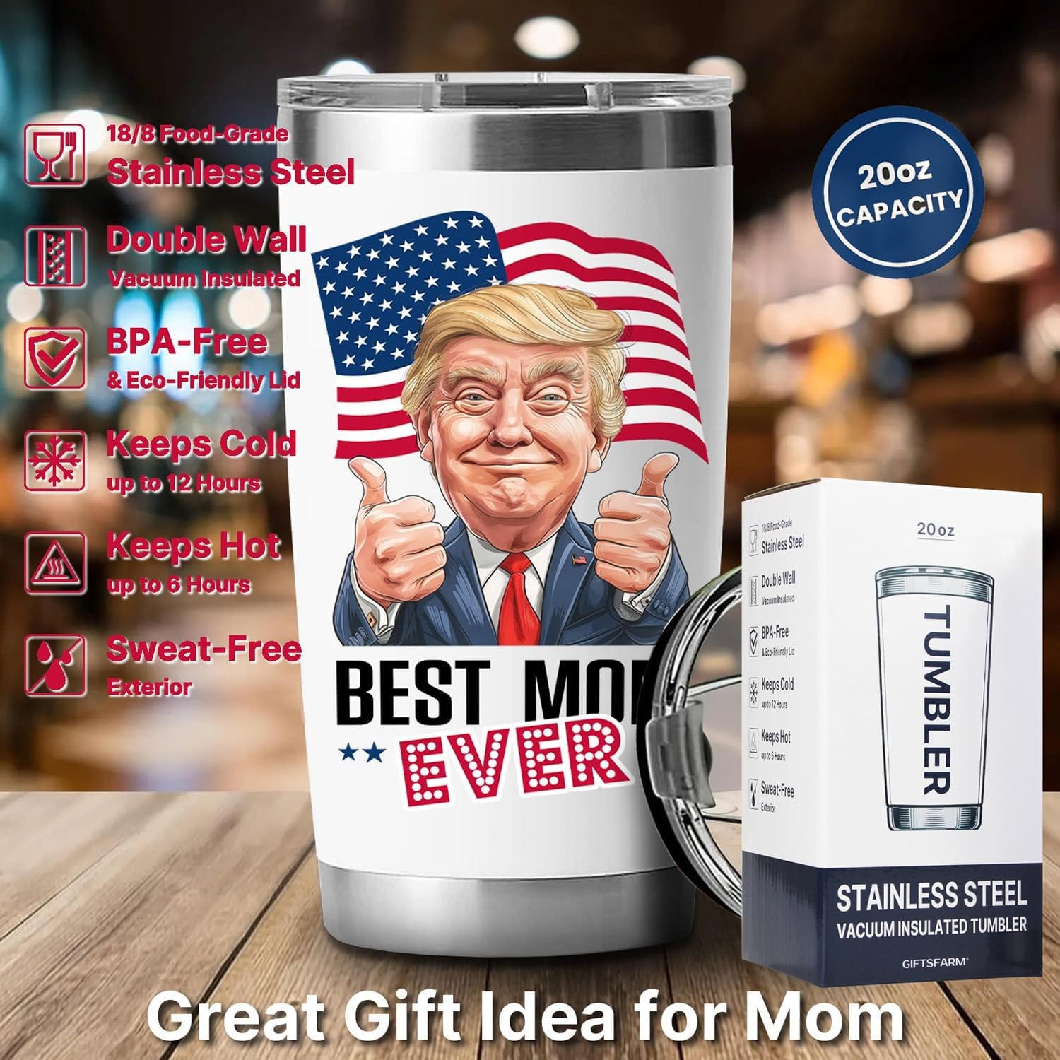 Gifts for Mom from Daughter Son, Mothers Day Gifts for Mom Wife