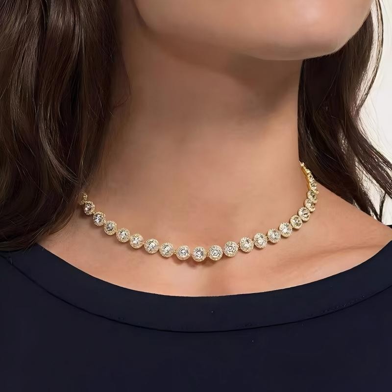 Swarovski Ariana GrandexSwarovski Tennis Necklace+Bracelet+Earrings Combination
