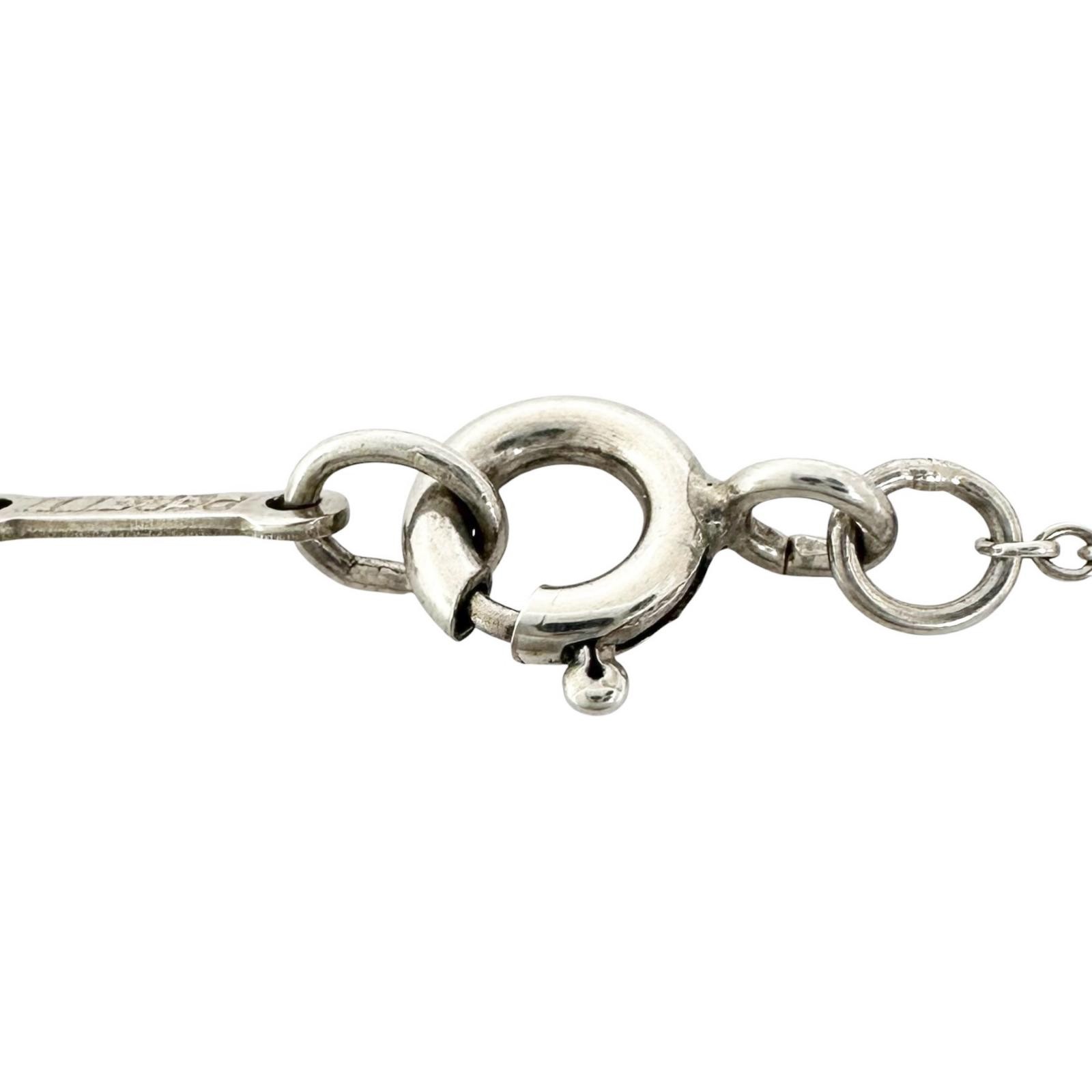 TIFFANY&Co. Elsa Peretti Double Loop Necklace Silver925 Women