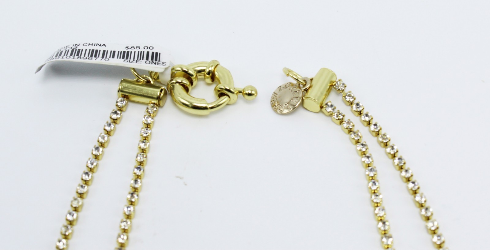J.Crew Gleaming Rhinestone Tassel Necklace New with $85 Tags #21238
