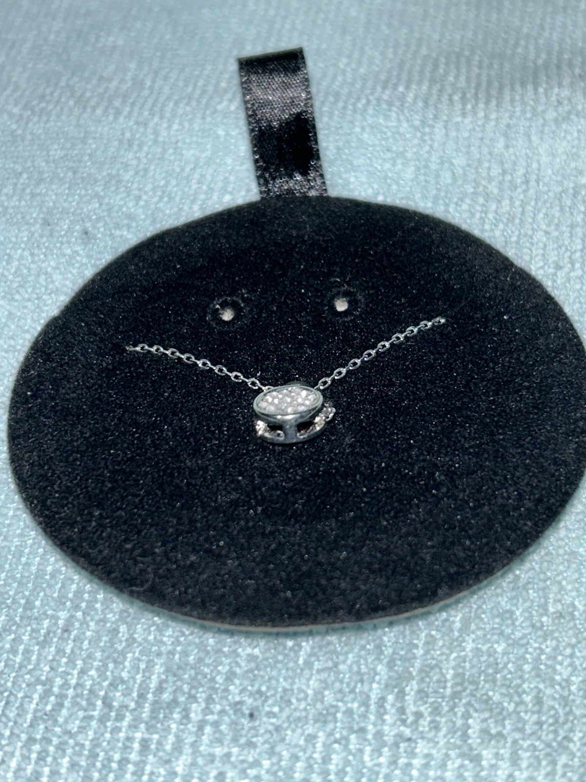 WHITE HOUSE BLACK MARKET Faux Diamonds Pendant Necklace New Without Earrings