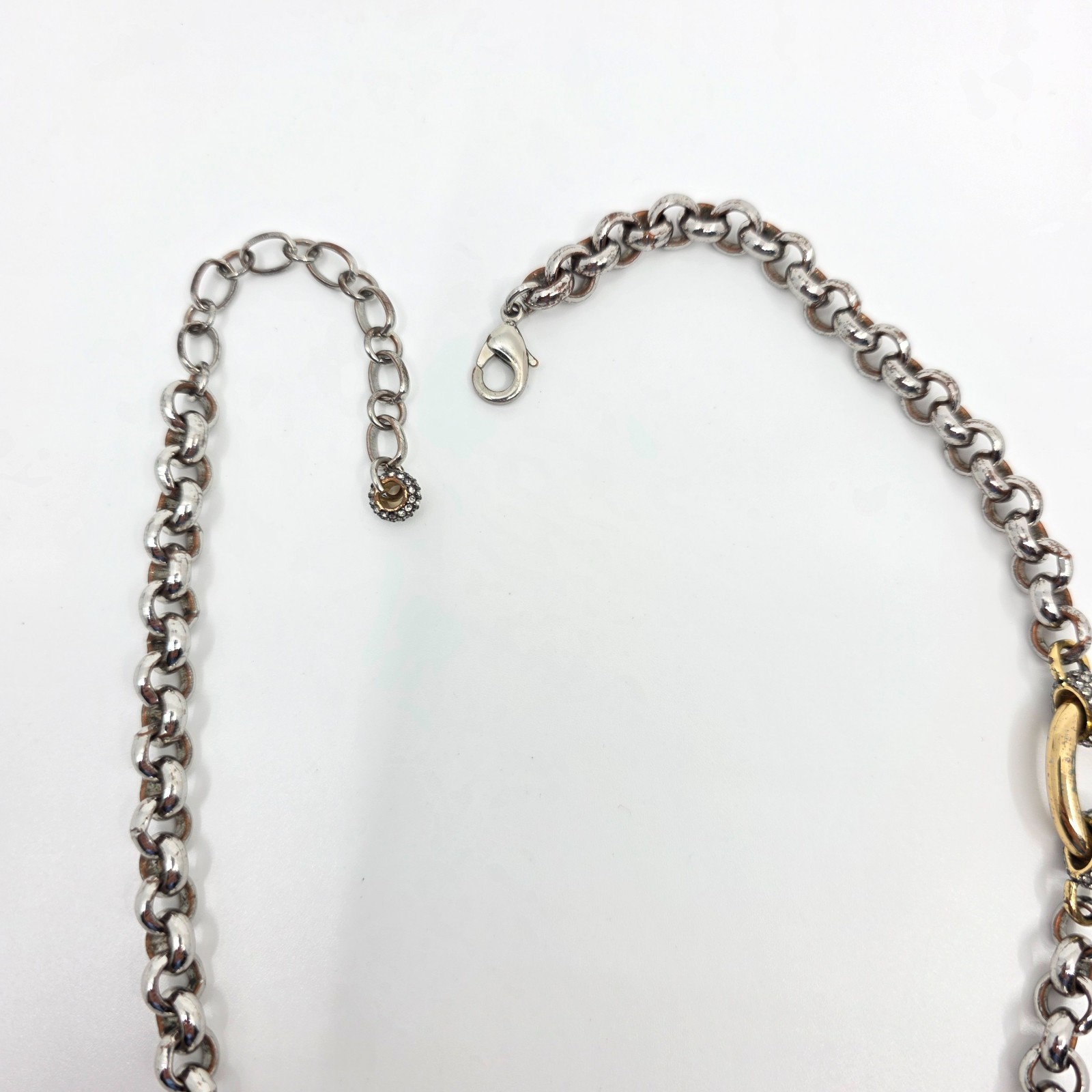 DEMARSON Liberty Necklace 12k Gold and IR Plating MSRP $350
