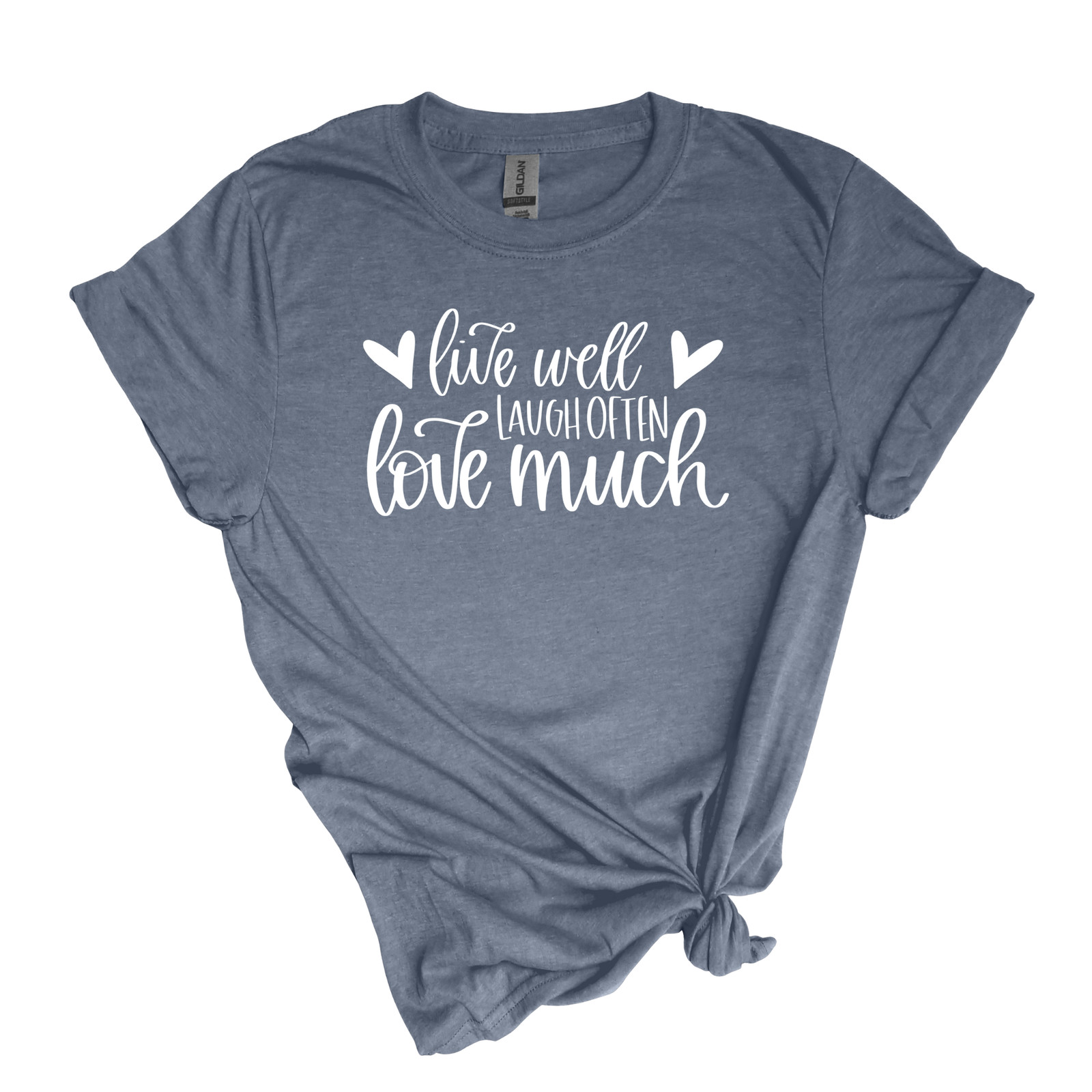 Live Well, Laugh Often, Love Much – Adult Unisex Soft T-shirt