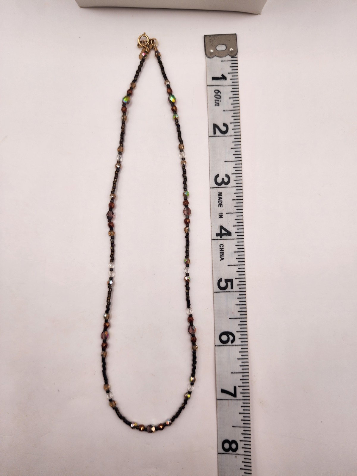 Holly Yashi Delicate Designer Beaded Necklace with 14K Gold Filled Clasp 16.5 in