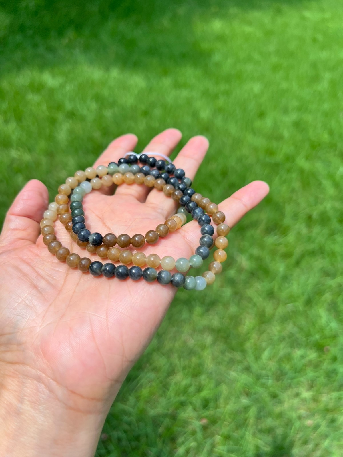 Genuine Nephrite Jade 6mm 108 Beads 24″ Necklace H63