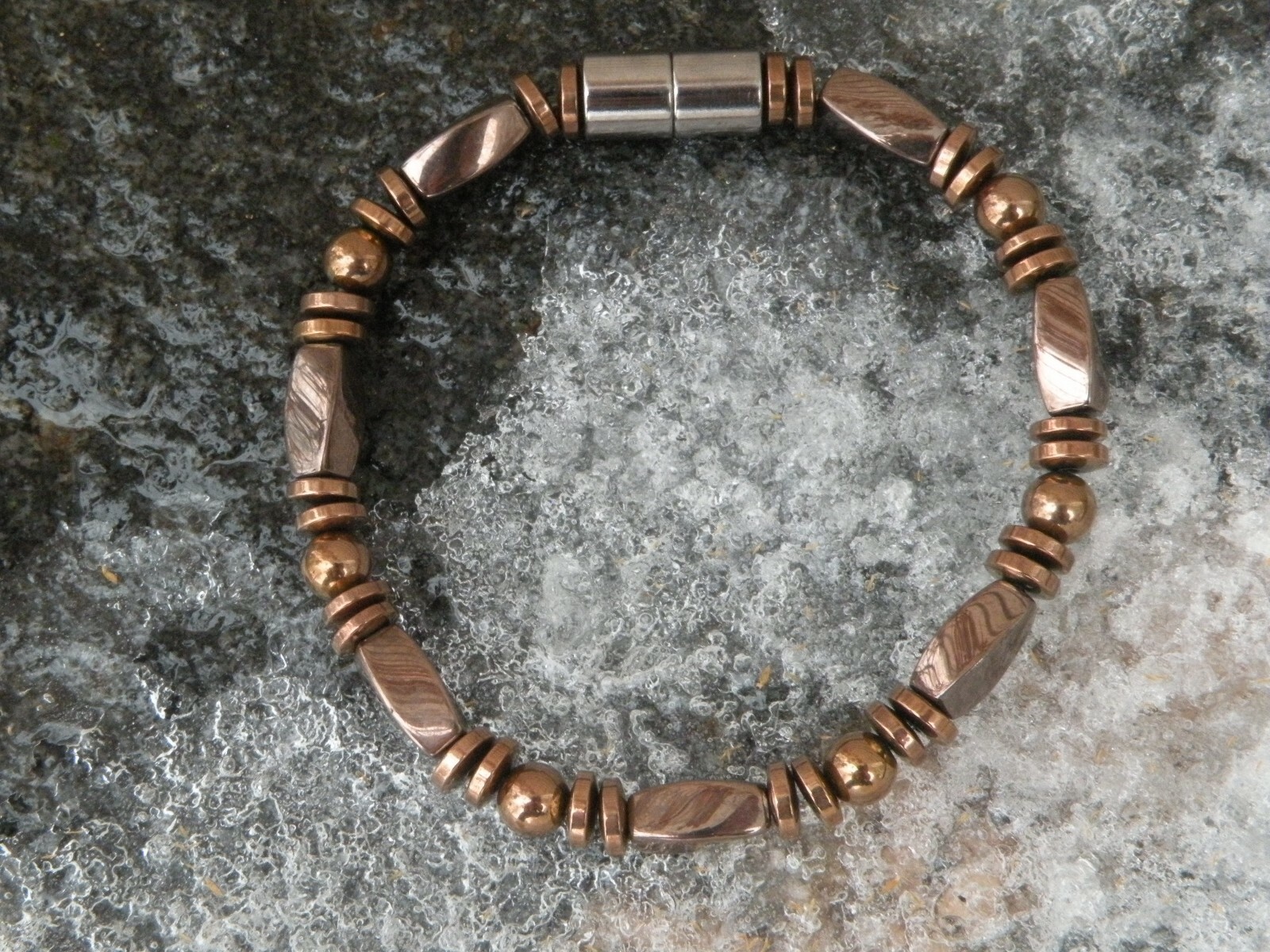 Mens Womens 100% Copper Magnetic Therapy Hematite Anklet Necklace Bracelet
