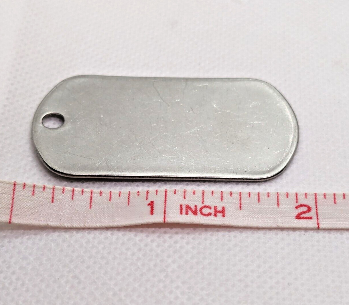 Lot of 30 Blank Plain Stainless Steel Dog Tags Pendant Matte Finish Jewelry